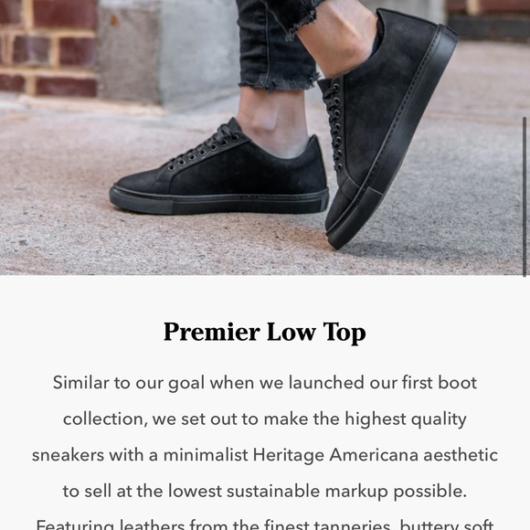 Thursday Boot Company Black Sneakers Matte Womens Size 10 Lightly Used - Picture 3 of 10